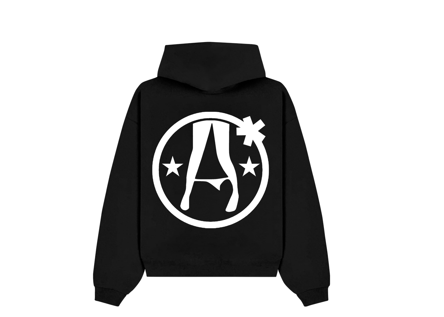 FBS Distress Hoodie Black